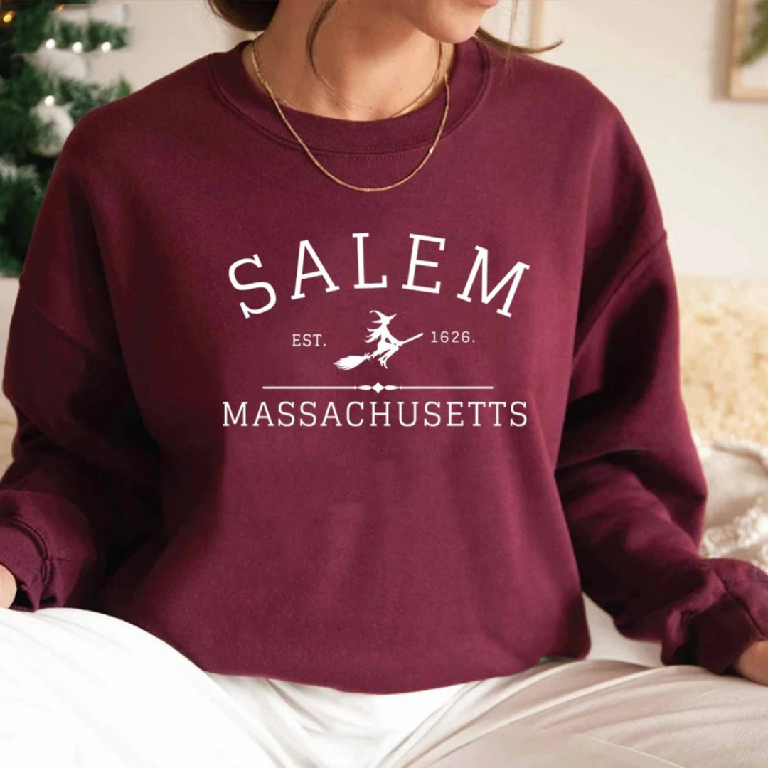 Mathilde | Vinter Dame Sweatshirt med Heks Print - Freya Kobenhavn
