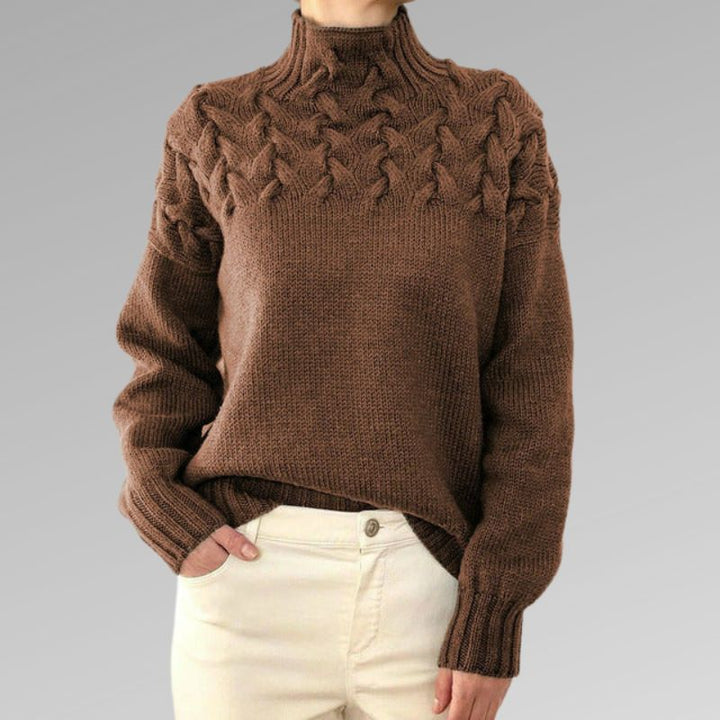 Ingrid | Stilfuld Og Behagelig Højhalset Sweater - Freya Kobenhavn