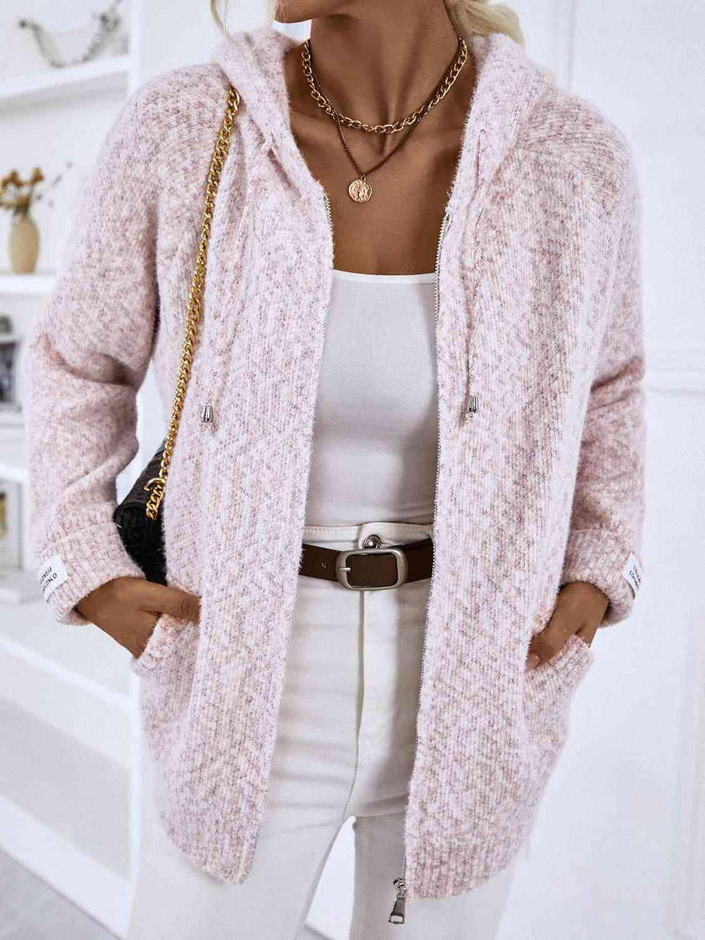Jeanette | Dame Vinter Cardigan med Lynlås - Freya Kobenhavn