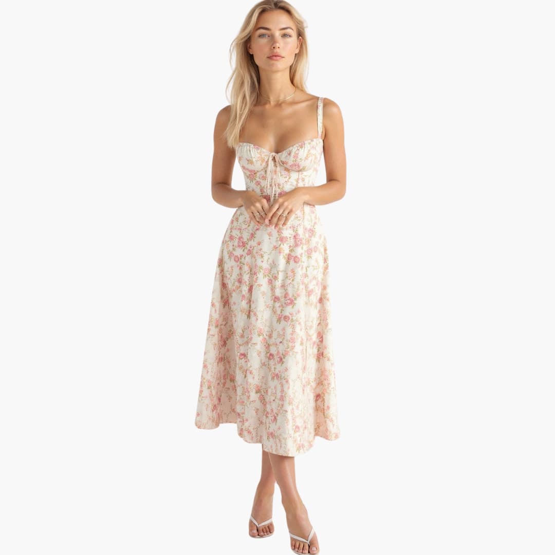 Gisela | Elegant Bustier Midikjole