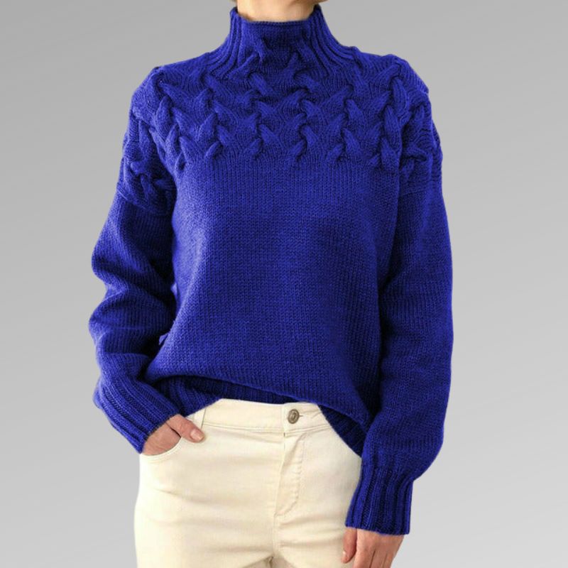 Ingrid | Stilfuld Og Behagelig Højhalset Sweater - Freya Kobenhavn