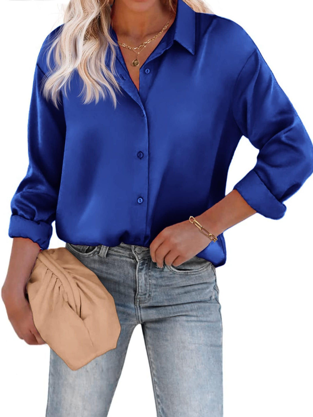 Noelia | Afslappet Og Elegant Skjortebluse Med Knapper - Freya Kobenhavn