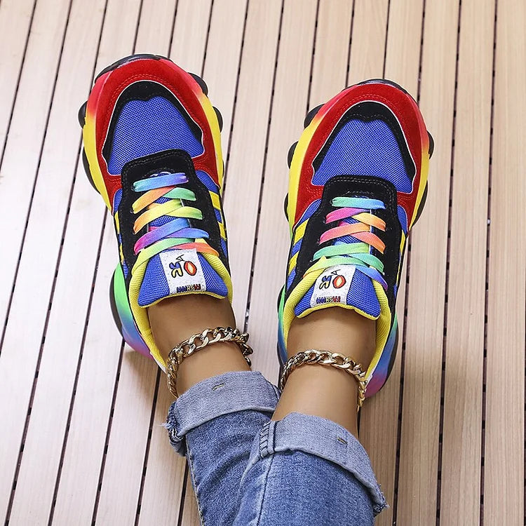 Olivia | Legende Regnbue Sneakers - Freya Kobenhavn