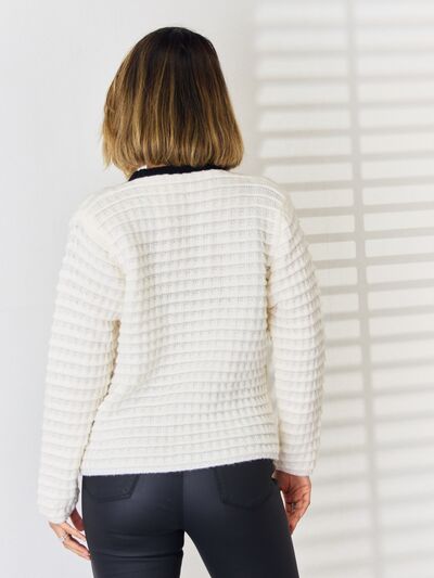 Babette | Elegant Og Stilfuld Cardigan Med Knapper Og V-Hals - Freya Kobenhavn