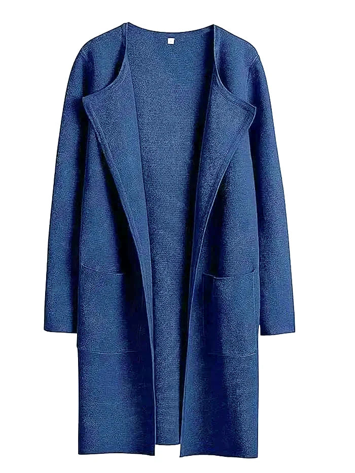 Dagmar | Dame Hyggelig Vinter Cardigan med Lommer - Freya Kobenhavn