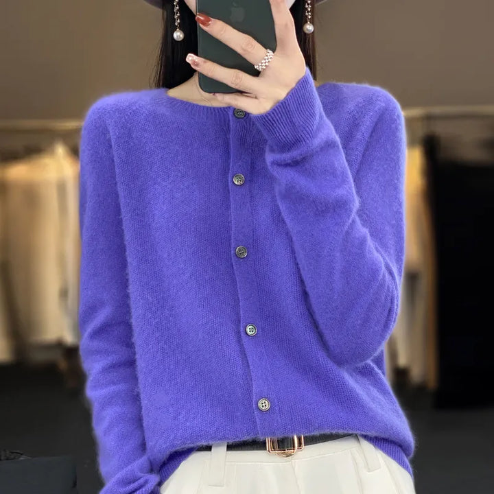 Grethe | Hyggelig Cardigan med Knapper - Freya Kobenhavn