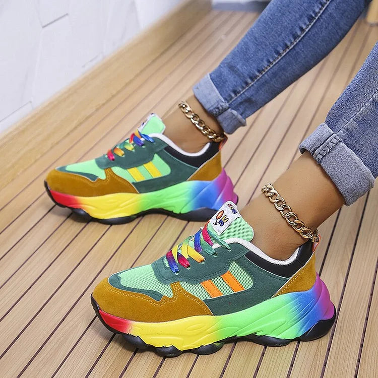 Olivia | Legende Regnbue Sneakers - Freya Kobenhavn