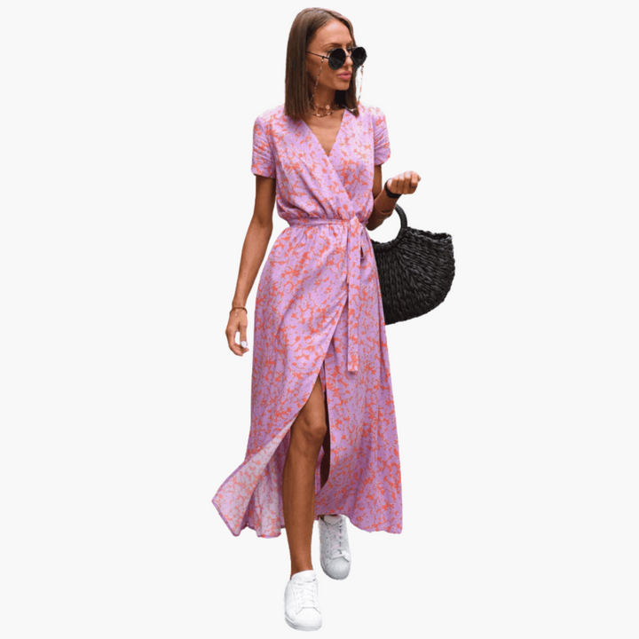 Pina™ | Elegant slå-om-kjole - Freya Kobenhavn
