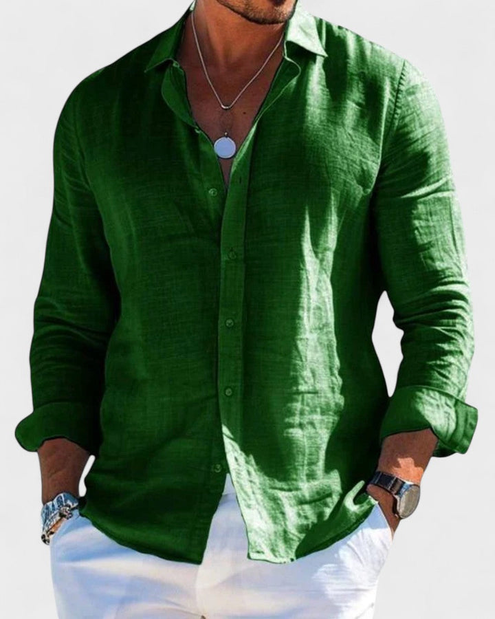 Morgan | Elegant Og Raffineret Herreskjorte I Hør - Freya Kobenhavn