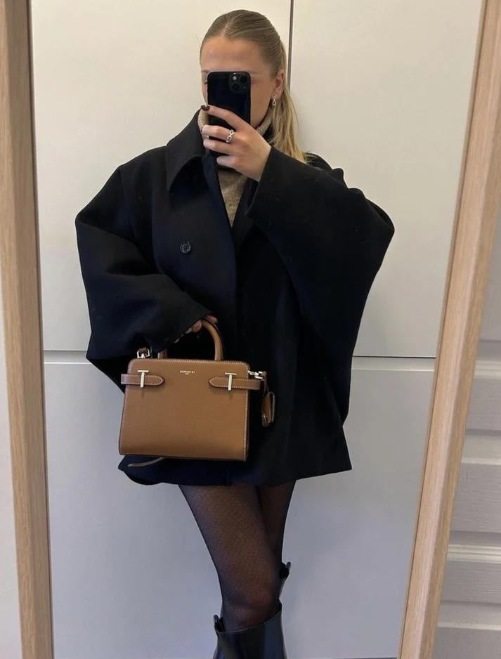 Grethe | Stilfuld Og Behagelig Oversized Vinterfrakke - Freya Kobenhavn