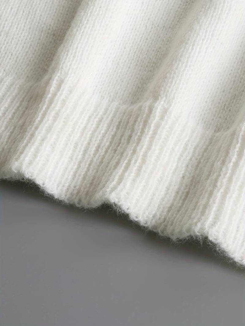 Jenny | Flæse Sweater med Dekorative Knapper til Damer