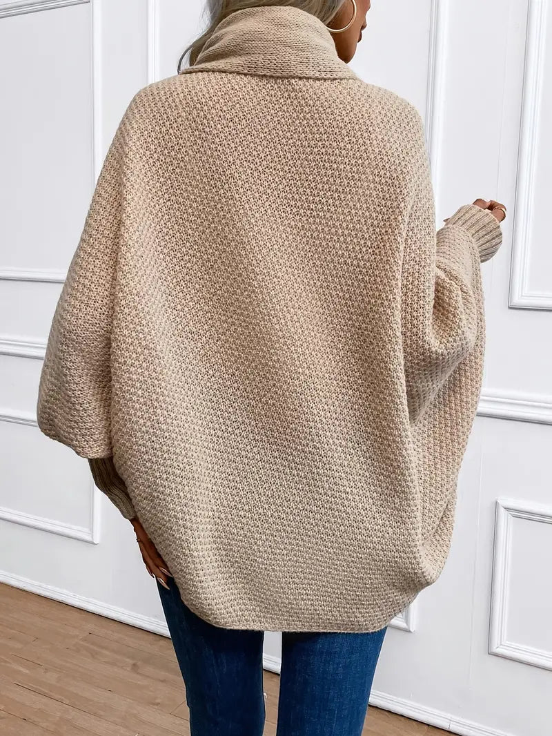 Hanna | Dame Hyggelig Vinter Cardigan med Ribærmer - Freya Kobenhavn
