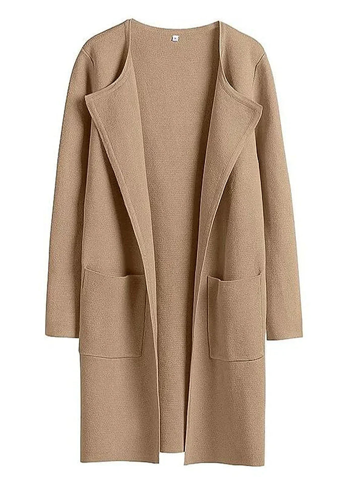 Dagmar | Dame Hyggelig Vinter Cardigan med Lommer - Freya Kobenhavn
