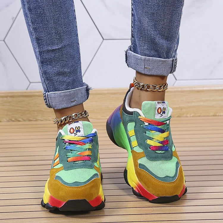 Olivia | Legende Regnbue Sneakers - Freya Kobenhavn
