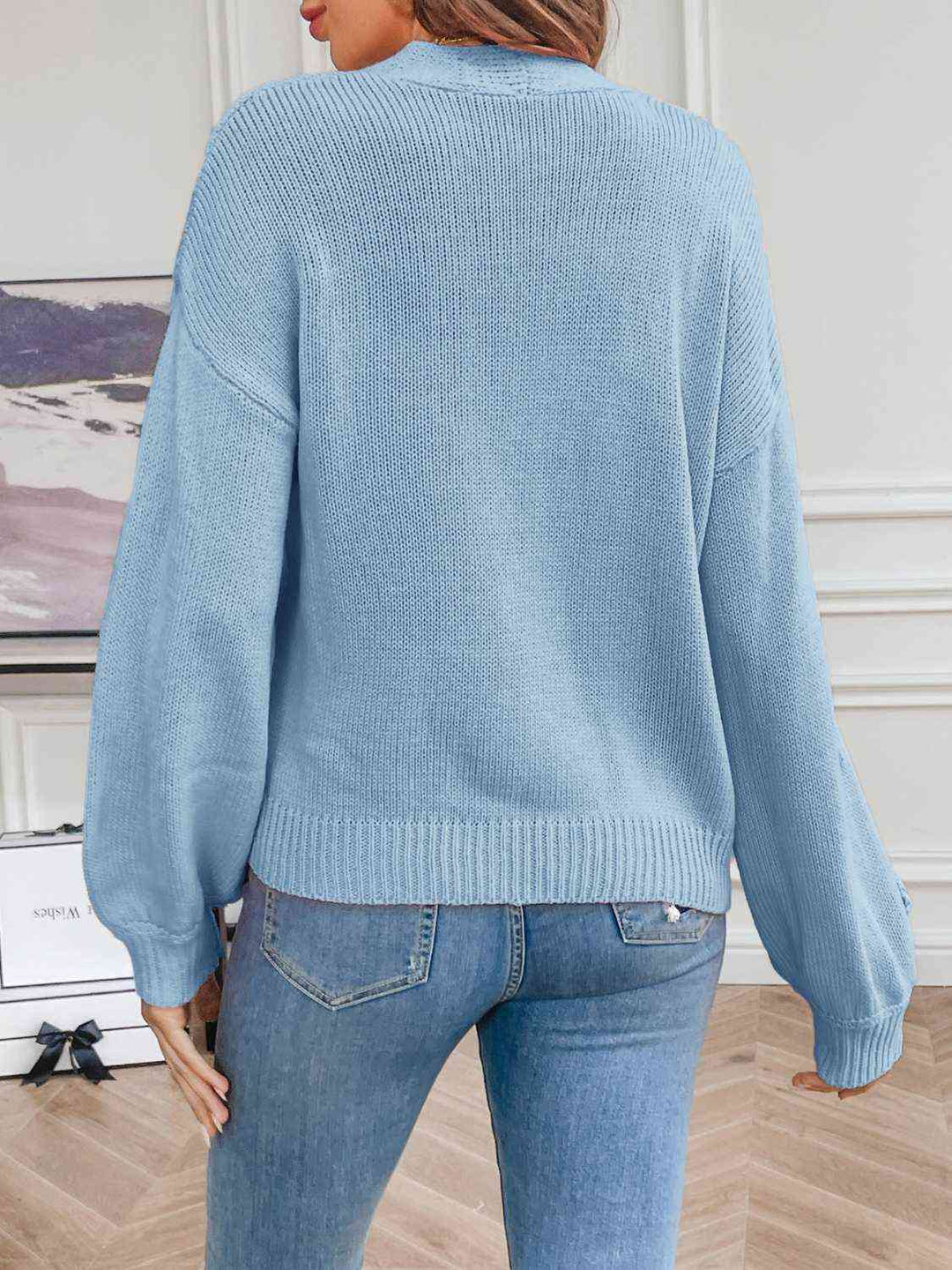 Inger | Dame Vinter Cardigan med Blomsterbroderi - Freya Kobenhavn