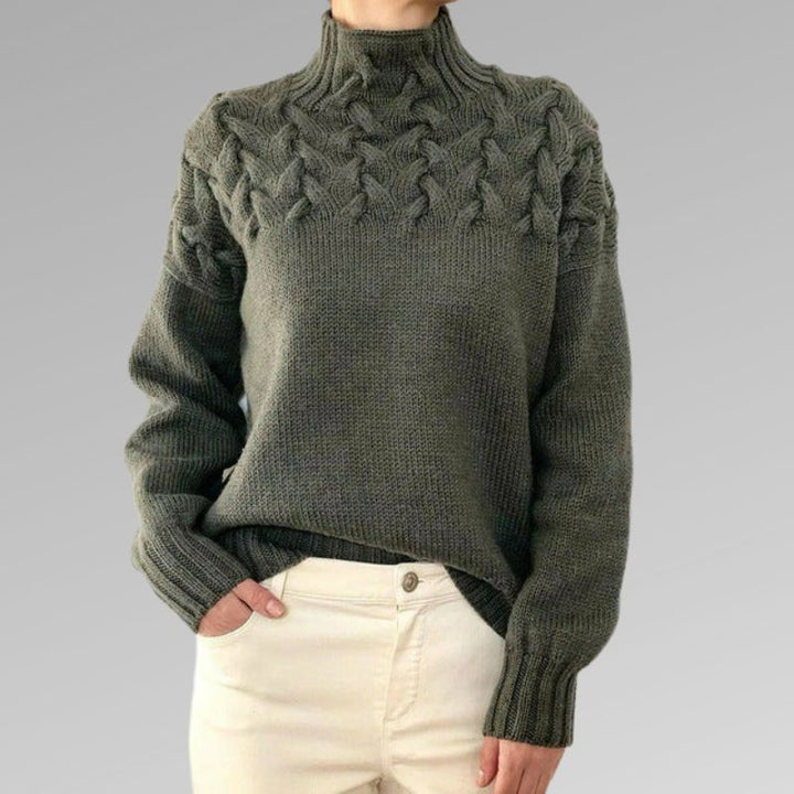 Ingrid | Stilfuld Og Behagelig Højhalset Sweater - Freya Kobenhavn