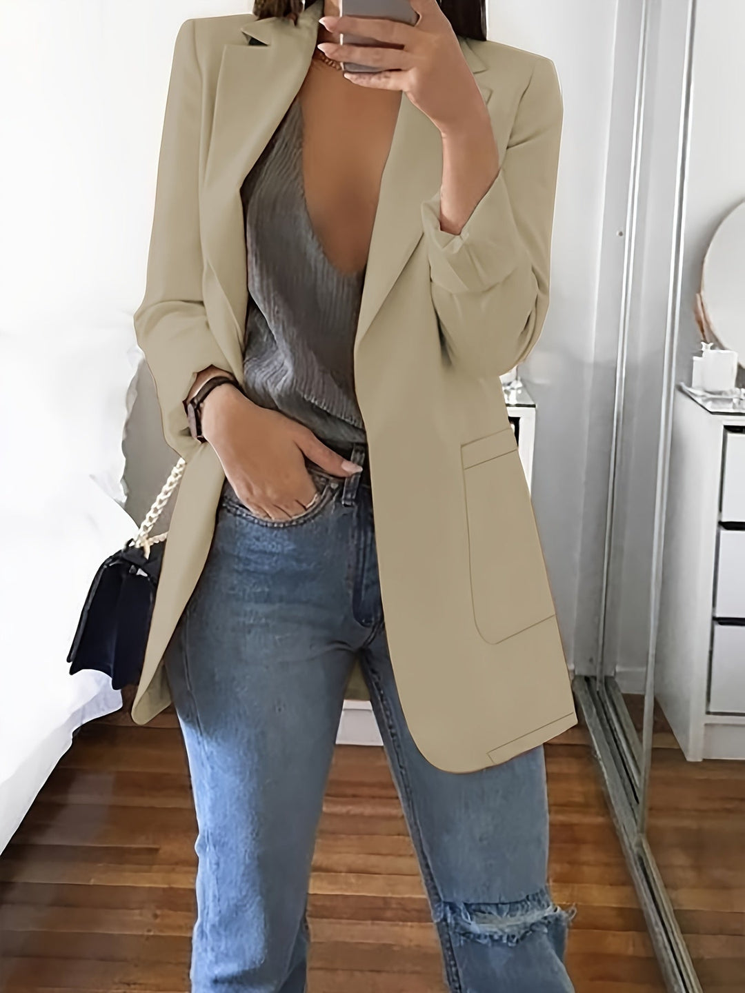 Karlotta | Elegant og stilfuld afslappet Blazer - Freya Kobenhavn