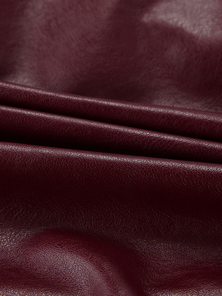 Runa | Vinter Dame Lynlås Jakke i Kunstlæder - Freya Kobenhavn