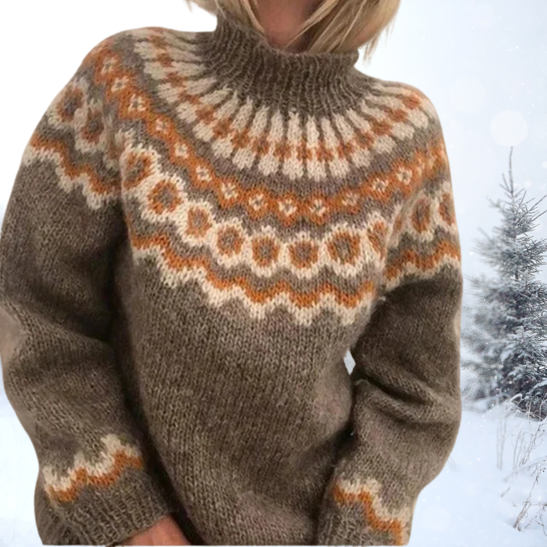 Laura™ | Stilfuld Nordisk Vintersweater - Freya Kobenhavn