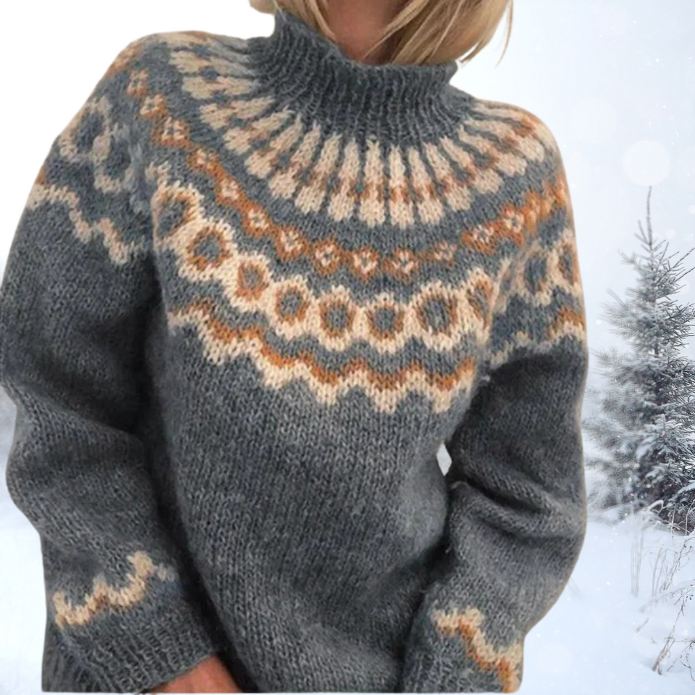 Dagmar™ | Strikket Sweater til Kvinder - Freya Kobenhavn