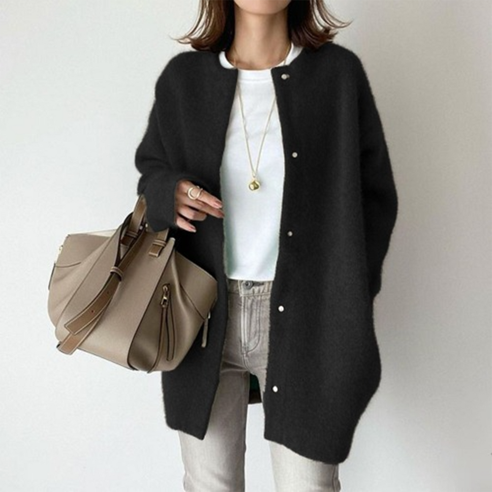 Julia™ | Blød Knaplukket Cardigan - Freya Kobenhavn