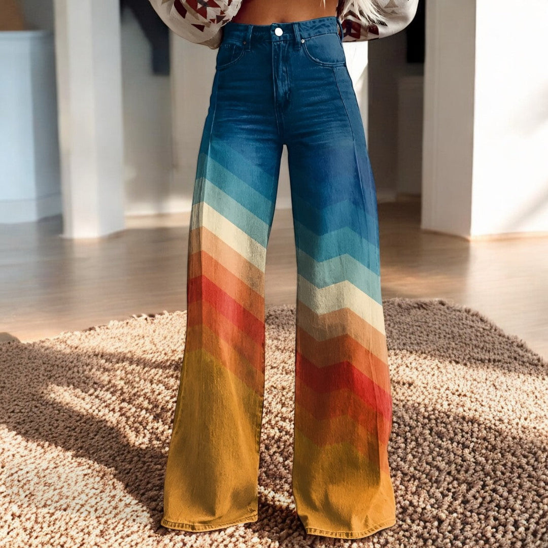Elvira | Stilfulde Casual Blomstrede Bukser - Freya Kobenhavn