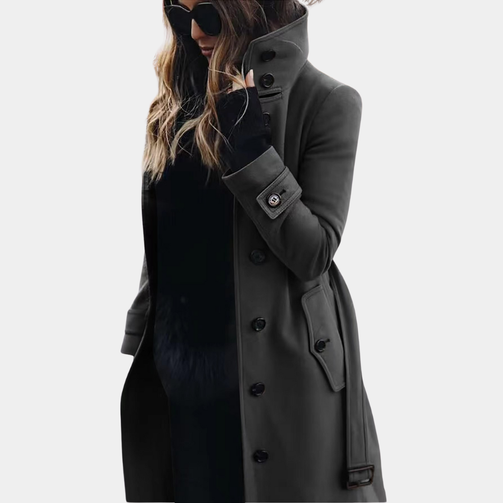 Johanne | Elegant Og Stilfuld Figursyet Trenchcoat - Freya Kobenhavn