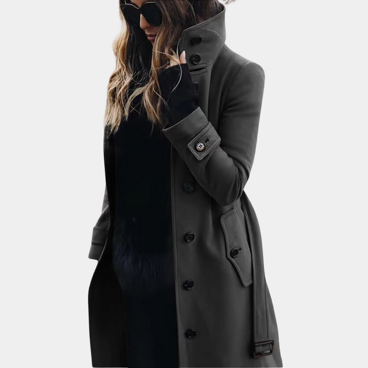 Johanne | Elegant Og Stilfuld Figursyet Trenchcoat - Freya Kobenhavn