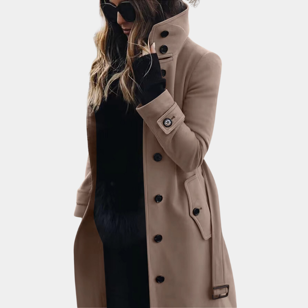 Johanne | Elegant Og Stilfuld Figursyet Trenchcoat - Freya Kobenhavn