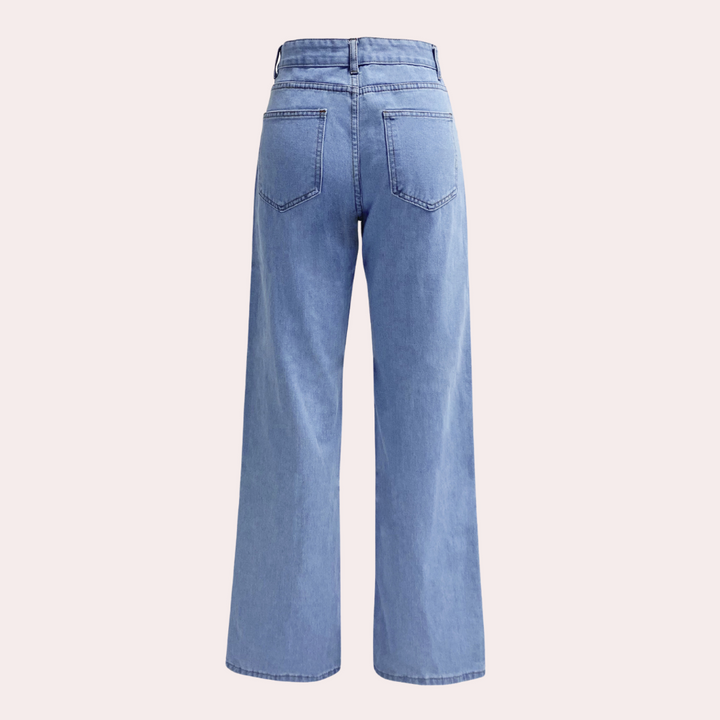 Rosalina | Højtaljede Jeans med Vide Ben - Freya Kobenhavn