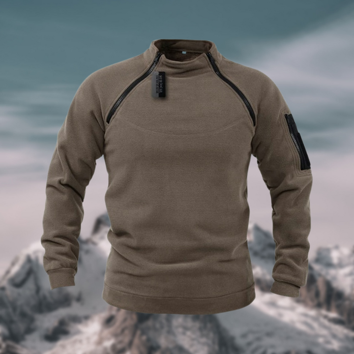Niels | Herresweater med Lynlås og Varm Strik - Freya Kobenhavn