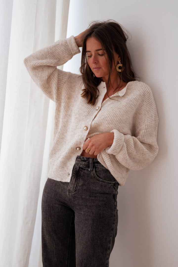Emma | Elegant Og Stilfuld Blød Cardigan - Freya Kobenhavn