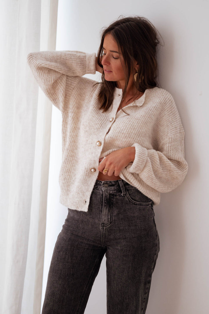 Emma | Elegant Og Stilfuld Blød Cardigan - Freya Kobenhavn