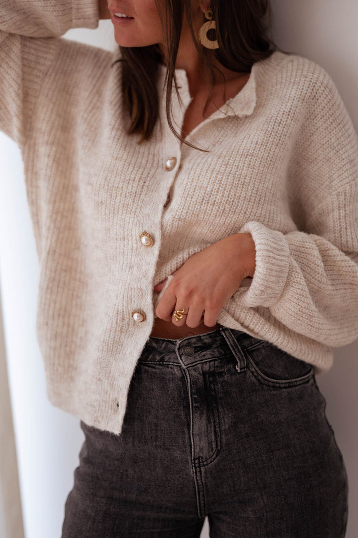 Emma | Elegant Og Stilfuld Blød Cardigan - Freya Kobenhavn