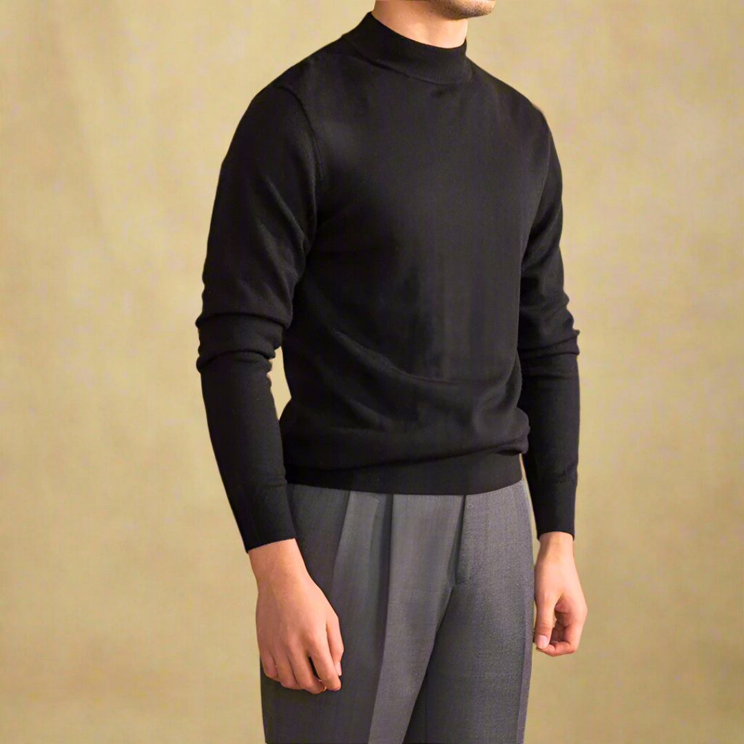Felix | Herre Vinter Rullekravesweater med Slank Pasform - Freya Kobenhavn