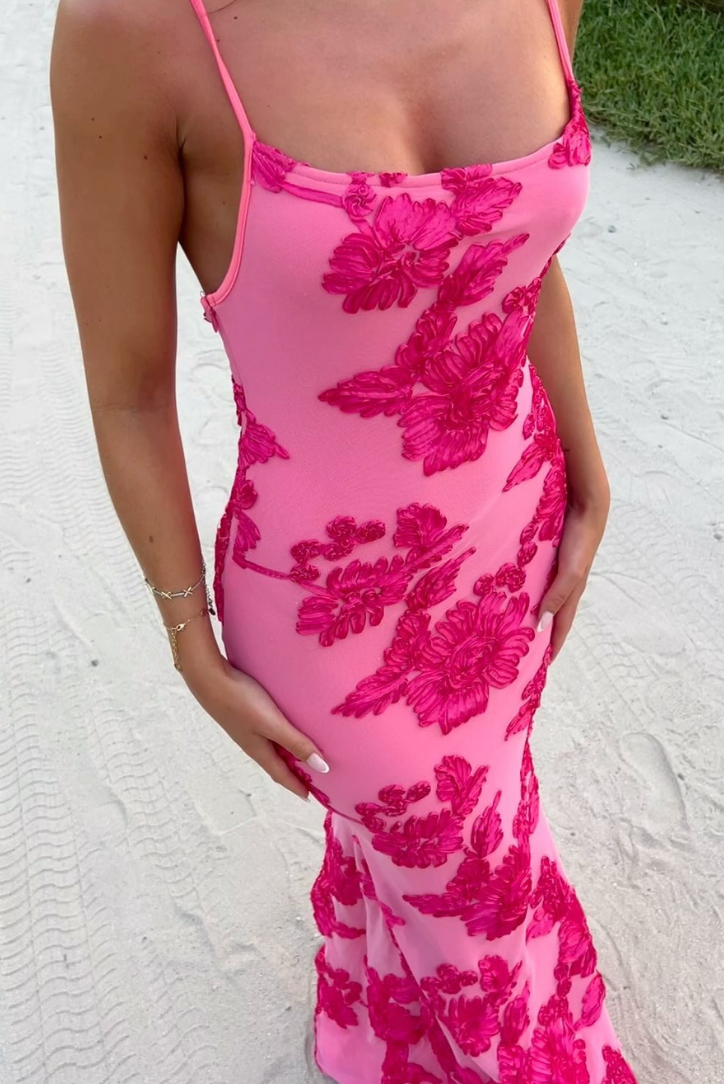 Noelia | Elegant Og Stilfuld Broderet Maxikjole - Freya Kobenhavn