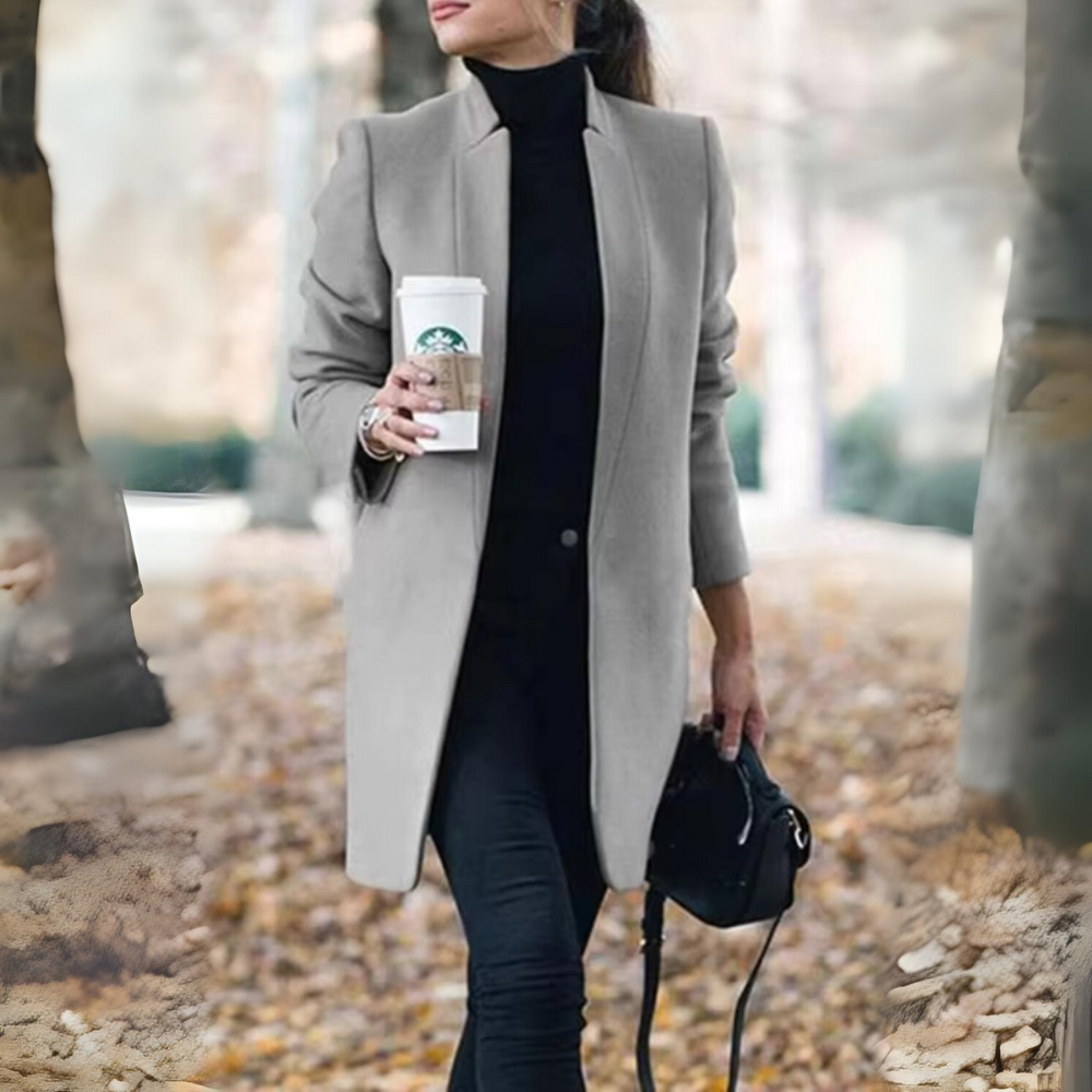 Delphine | Elegant Og Stilfuld Efterårsfrakke - Freya Kobenhavn