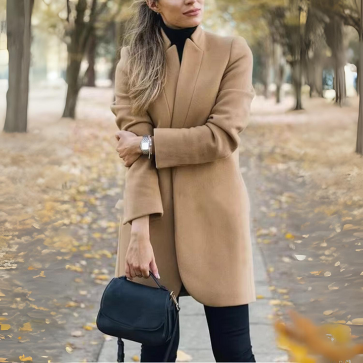 Delphine | Elegant Og Stilfuld Efterårsfrakke - Freya Kobenhavn