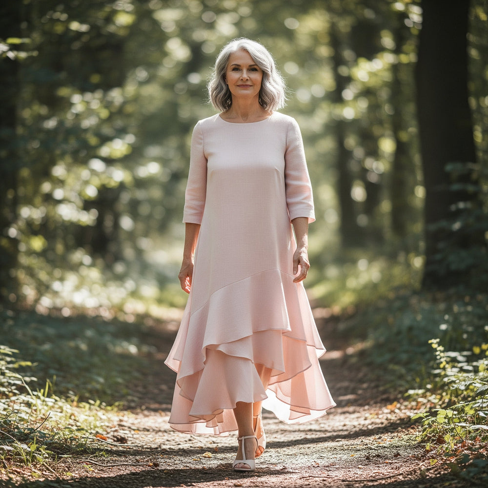 Evelina | Elegant Og Komfortabel Lag-På-Lag Kjole - Freya Kobenhavn