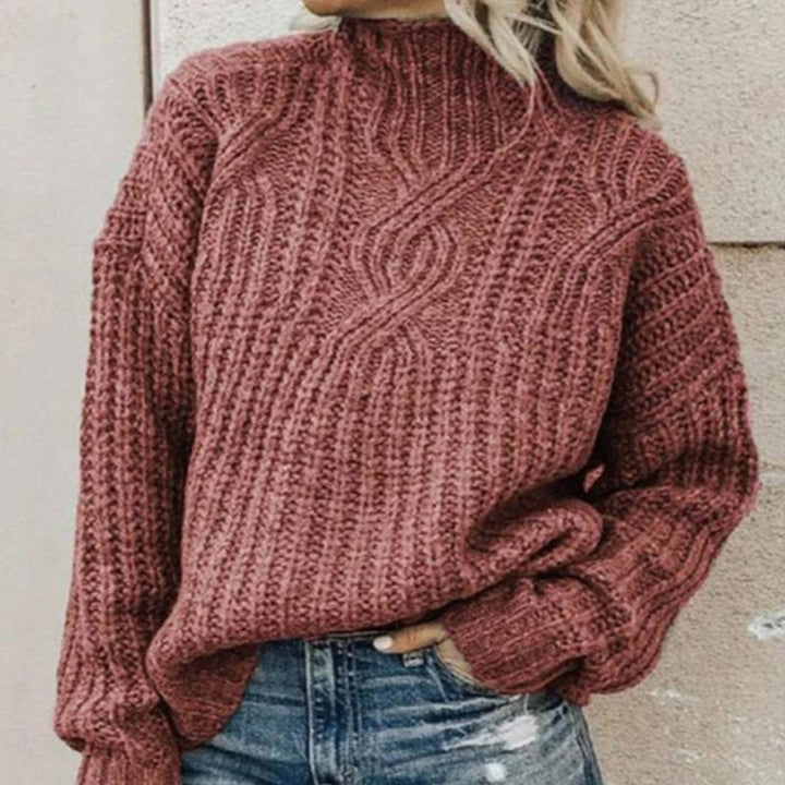 Gunilla | Stilfuld Og Behagelig Kabelstrikket Sweater - Freya Kobenhavn