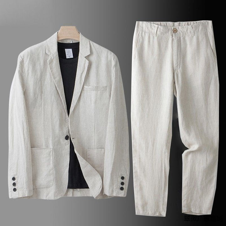 Dennis | Stilfuldt Linned Blazer- og Buksetæt - Freya Kobenhavn