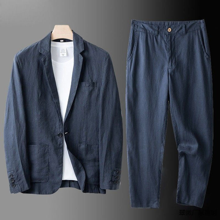 Dennis | Stilfuldt Linned Blazer- og Buksetæt - Freya Kobenhavn