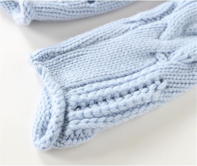 Helena™ | Hyggelig Rullekrave Sweater i Blød Blå - Freya Kobenhavn