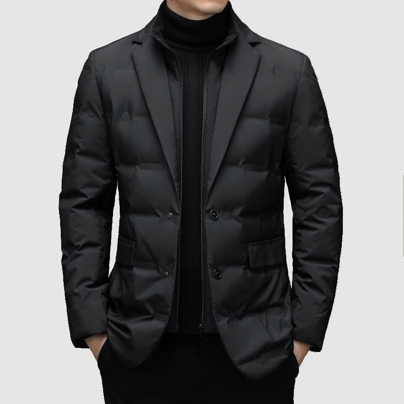 Magnus | Herre Dynejakke-Blazer Med Knaplukning - Freya Kobenhavn