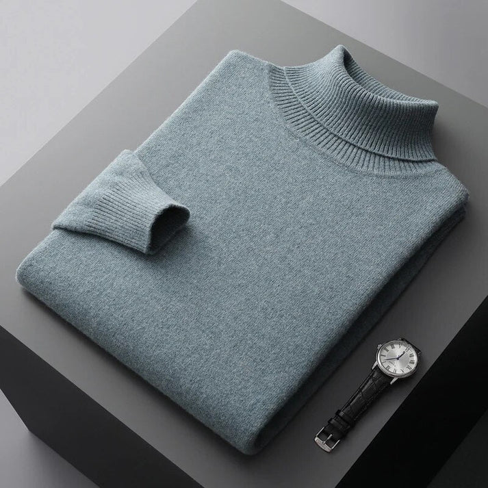 Marcus | Herre Rullekravesweater med Løs Pasform - Freya Kobenhavn