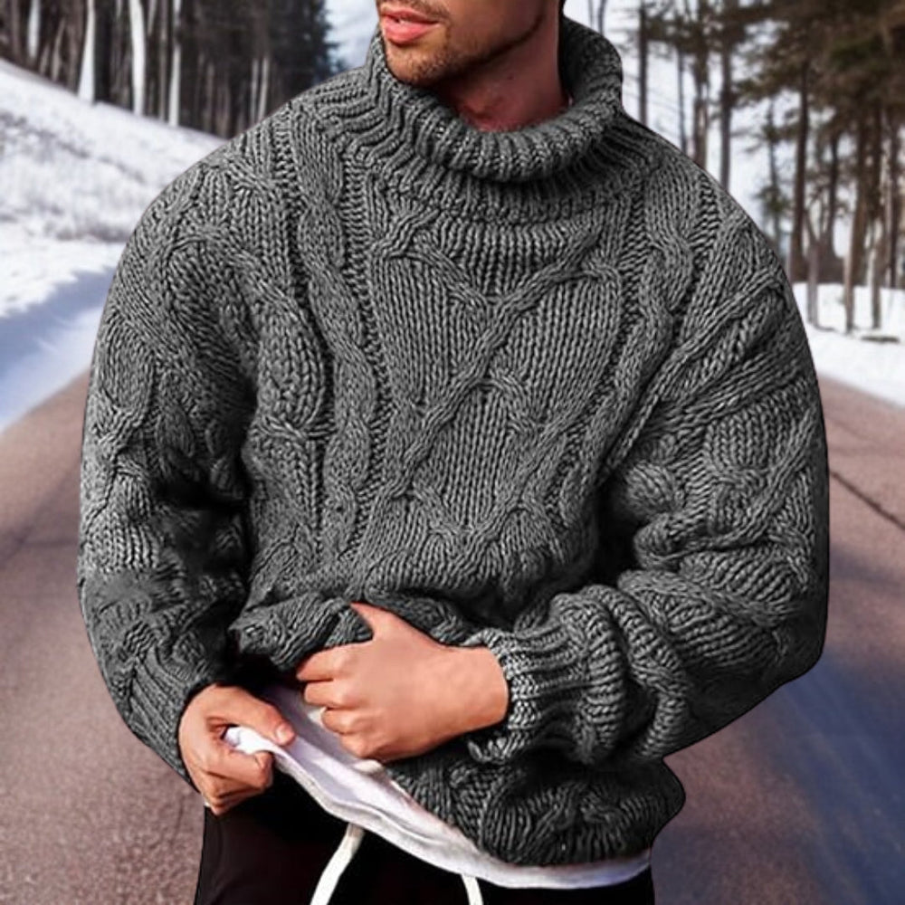 Thorkild | Herrestrik med Turtleneck - Freya Kobenhavn