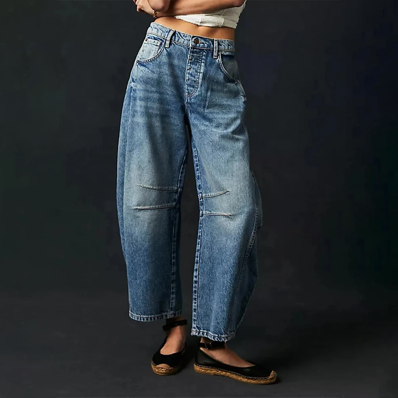 Augusta | Casual Og Behagelige Jeans Med Vide Ben - Freya Kobenhavn