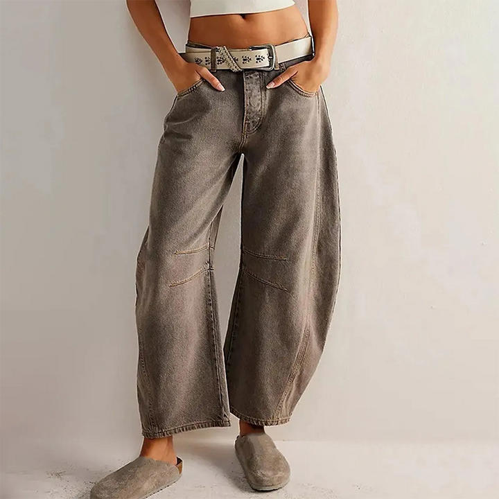 Augusta | Casual Og Behagelige Jeans Med Vide Ben - Freya Kobenhavn