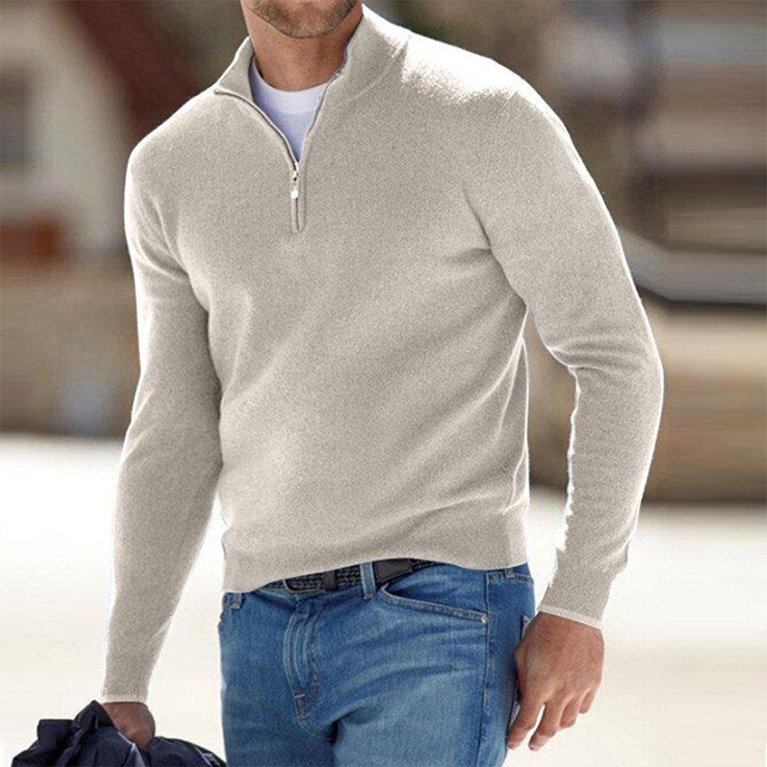 Charles | Klassisk Herresweater med Slim Fit - Freya Kobenhavn