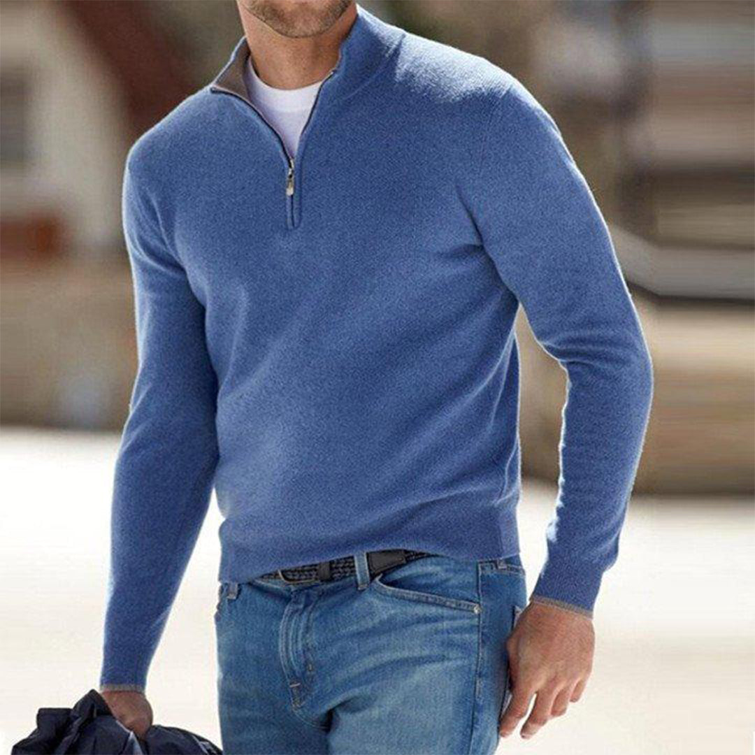 Charles | Klassisk Herresweater med Slim Fit - Freya Kobenhavn